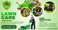 lawn care poster template Facebook Ad
