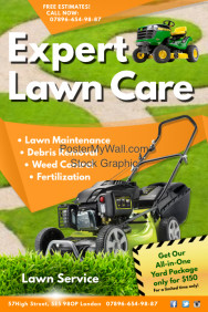 lawn service flyer templates postermywall cover letter for landscaping