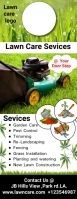 Lawn care Services Ads Door Hanger free template