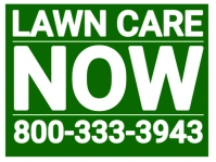 Lawn Care Sign Panneau de jardin template
