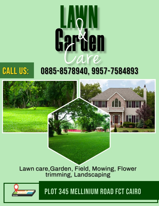 Lawn Pamflet (VSA Brief) template