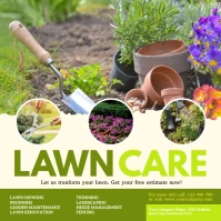 lawn mowing, lawn, lawn service, lawn care Wpis na Instagrama template