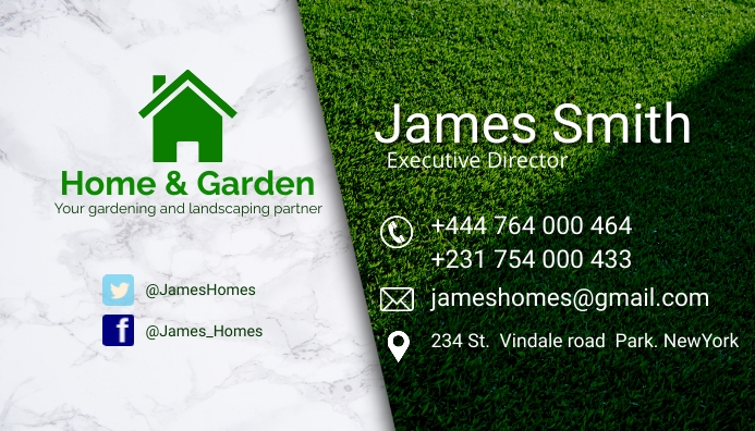 Lawn service business card Template | PosterMyWall lawn-service-business-card-template-postermywall