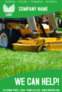 lawn service poster templates postermywall lawn service flyers template