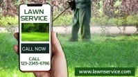 Lawn Service Gardening Video Template Presentation (16:9)
