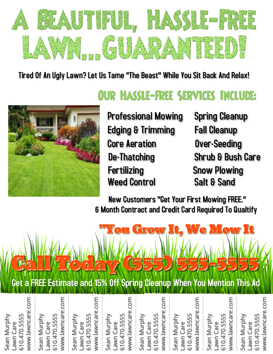 Lawn Service Template PosterMyWall