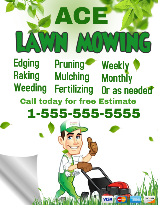 Lawn Service template PosterMyWall