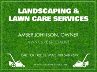 Lawn Signs Gartenschild template