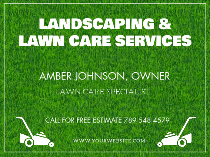 Lawn Signs Template PosterMyWall
