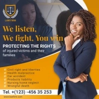 Lawyer Service Advertisement Instagram Квадрат (1 : 1) template