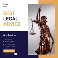 lawyer2 Publicação no Instagram template