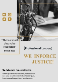 Lawyers Ads A4 template
