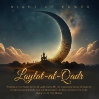 Laylat al-Qadr Pos Instagram template