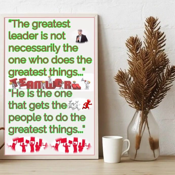 LEAD BY EXAMPLE. Template | PosterMyWall