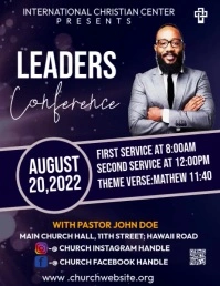 leaders conference Pamflet (VSA Brief) template