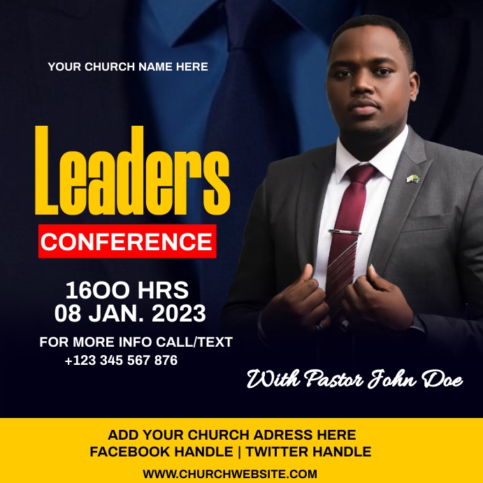 Leaders Week Design leaders conference Template | PosterMyWall