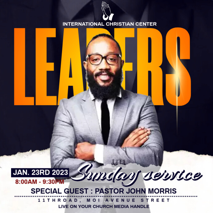 Leaders Week Design leaders conference Template | PosterMyWall