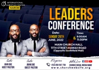 leaders conference Postkarte template