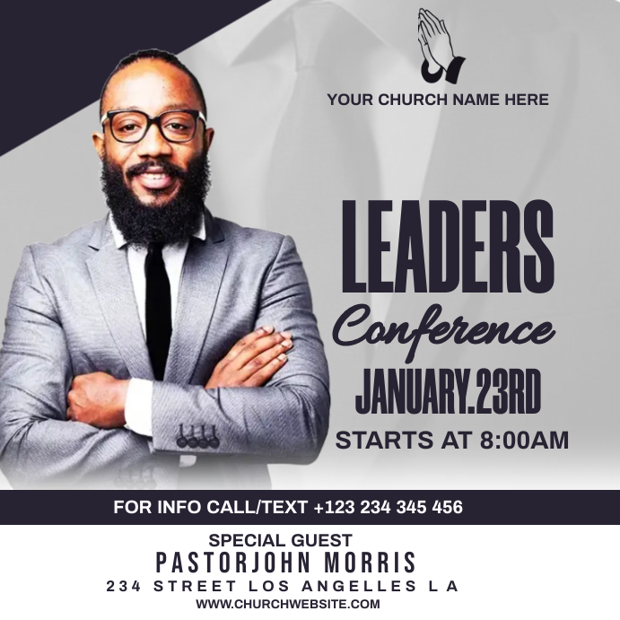 Leaders Week Design leaders conference Template | PosterMyWall