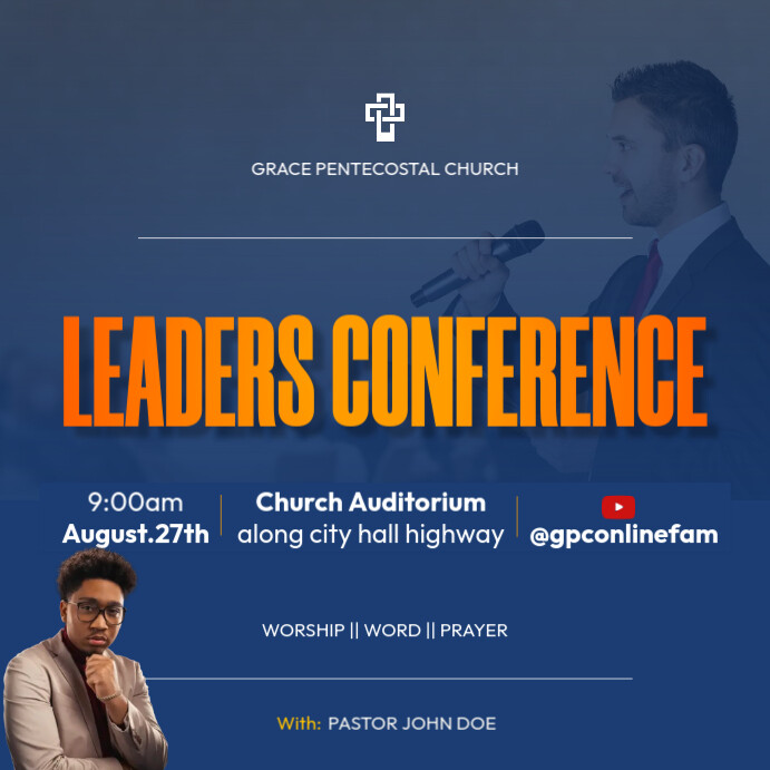 leadership conference Template | PosterMyWall