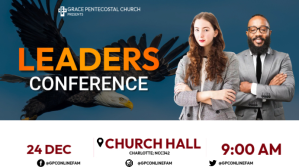 leadership conference Prezentacja (16:9) template