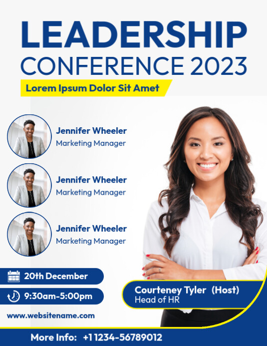 Poster Examples Leader Servant Leadership Conference Flyer Template Leadership Conference