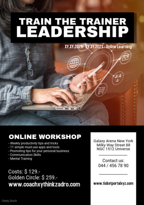 Copy of Leadership congress speaker coaching training | PosterMyWall