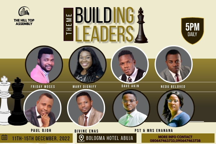 Leadership Banner 4' × 6' template