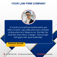 Leadership Quote Instagram Post template