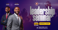 Leadership Seminar Church Template Facebook Shared Image