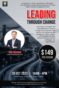 leadership seminar poster Template | PosterMyWall