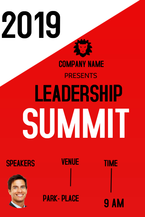 Summit Format leadership Summit Template | PosterMyWall