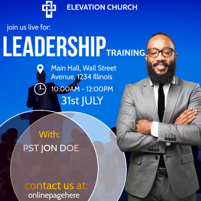 Copy of LEADERSHIP TRAINING | PosterMyWall
