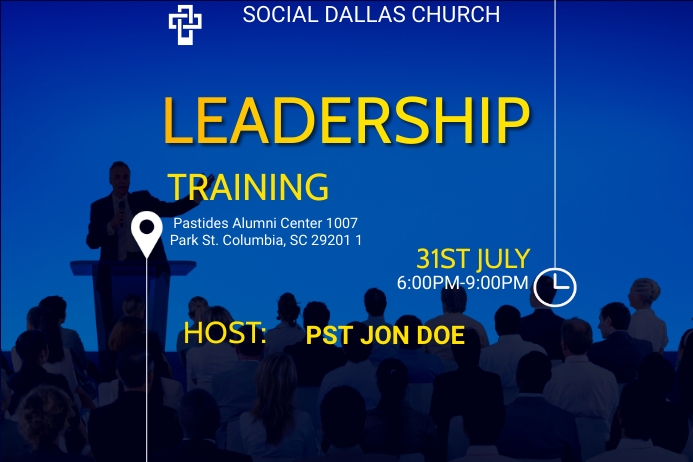 LEADERSHIP TRAINING Template | PosterMyWall