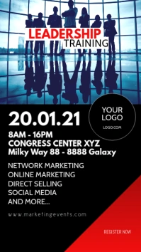 Leadership Training Workshop Seminar Network Instagram Story template