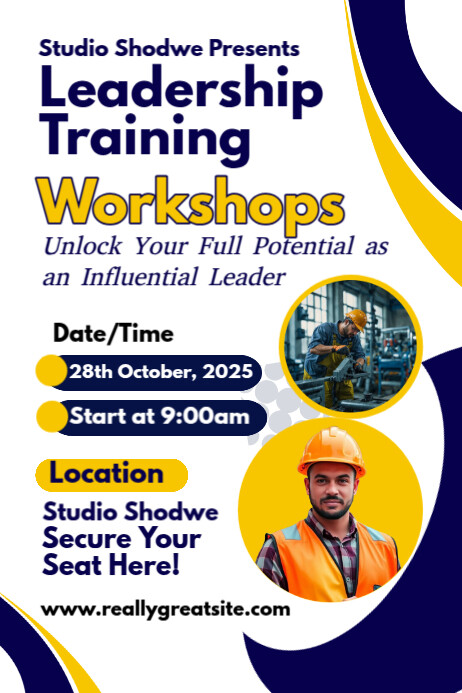 Copy of Leadership Training Workshops | PosterMyWall