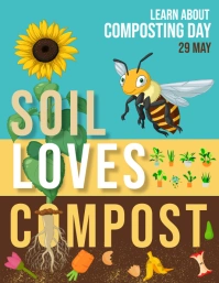 Learn About composting Day Volante (Carta US) template