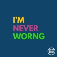 Learn and earn motivation poster ad Carré (1:1) template