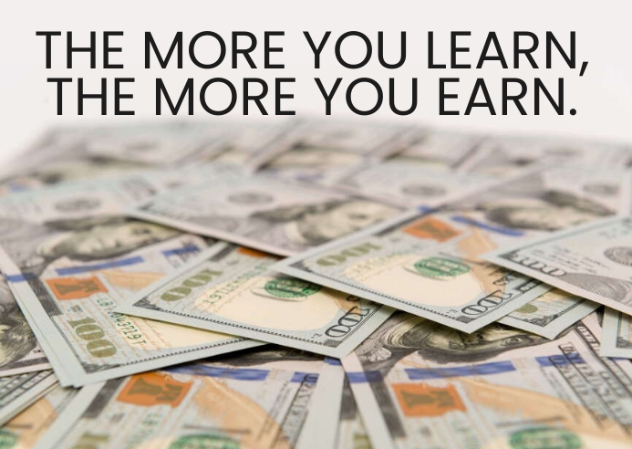 LEARN AND EARN QUOTE TEMPLATE | PosterMyWall