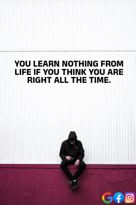 LEARN AND TIME QUOTE TEMPLATE Poster