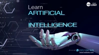 Learn Artificial Intelligence Pos Twitter template