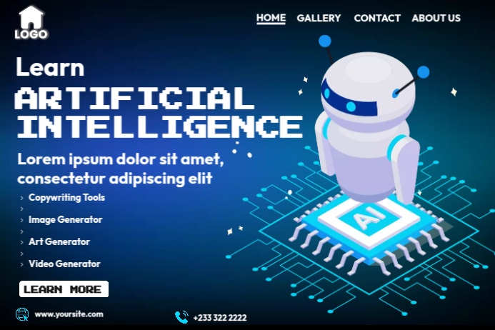 Learn Artificial Intelligence Template | PosterMyWall