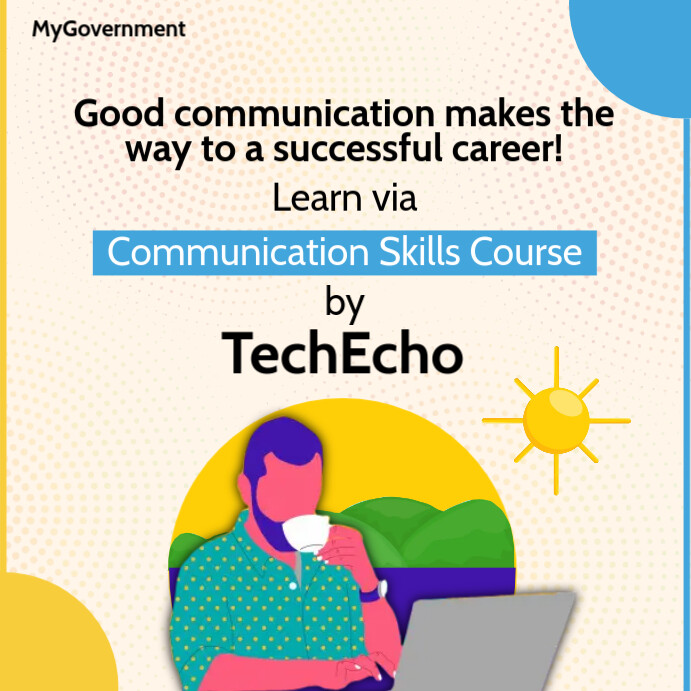 Copy of Learn Communication Skill Online Template | PosterMyWall