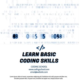 4,100+ coding classes template Customizable Design Templates | PosterMyWall