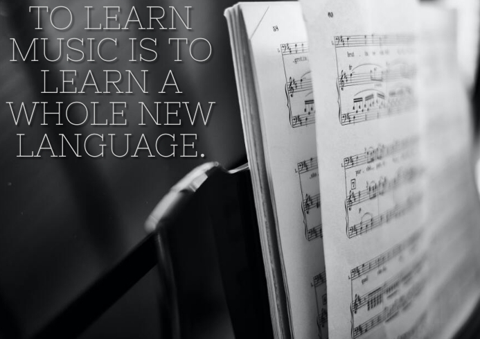 LEARN MUSIC LANGUAGE QUOTE TEMPLATE | PosterMyWall