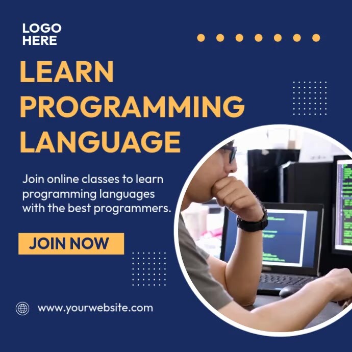 Learn Programming Template | PosterMyWall