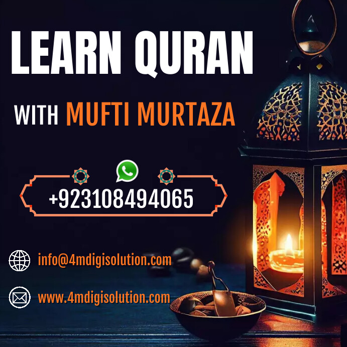 Learn Quran with Qari Instagram Post template