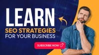 learn seo strategies for your business youtub Thumbnail sa YouTube template