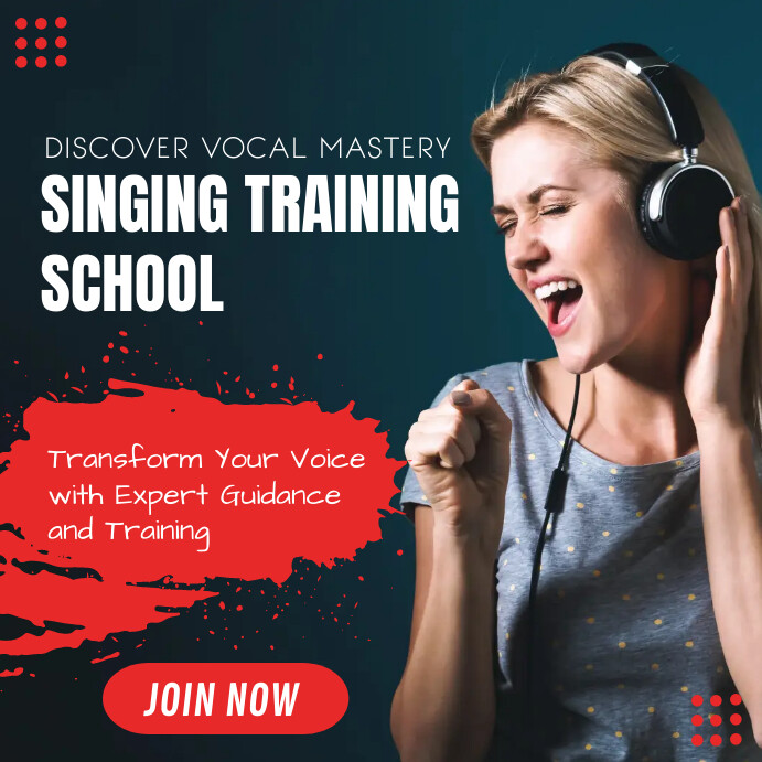 Learn Singing With Expert Guidance Instagram Plasing template