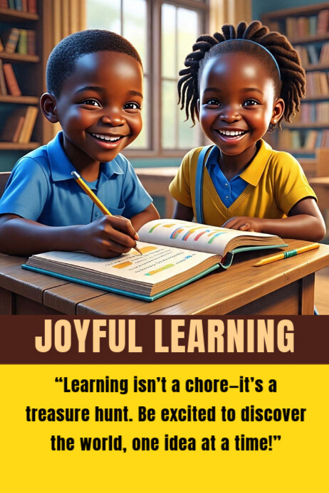 Learning Poster template
